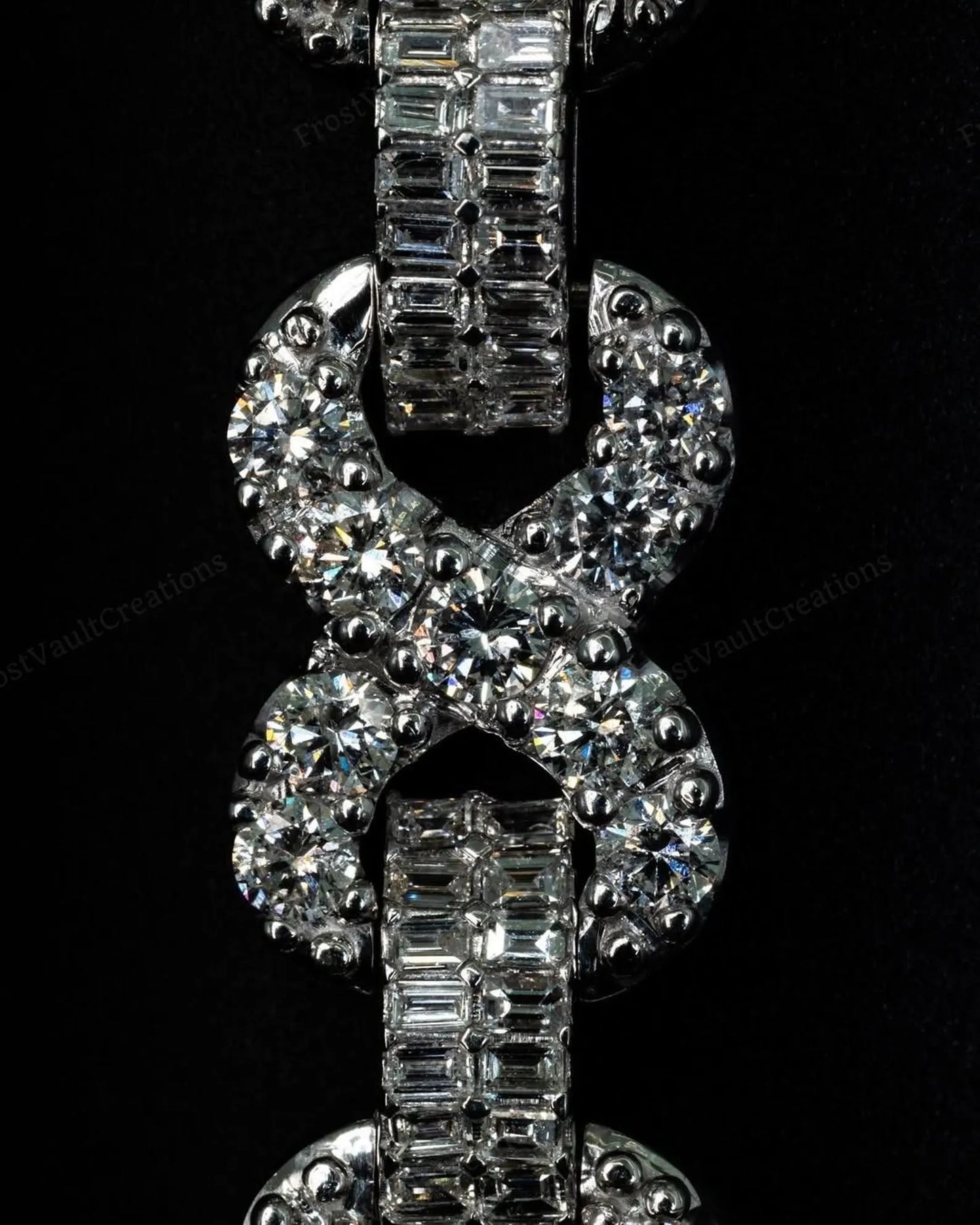 Infinity Link Stainless Steel Bracelet – Hollow Design